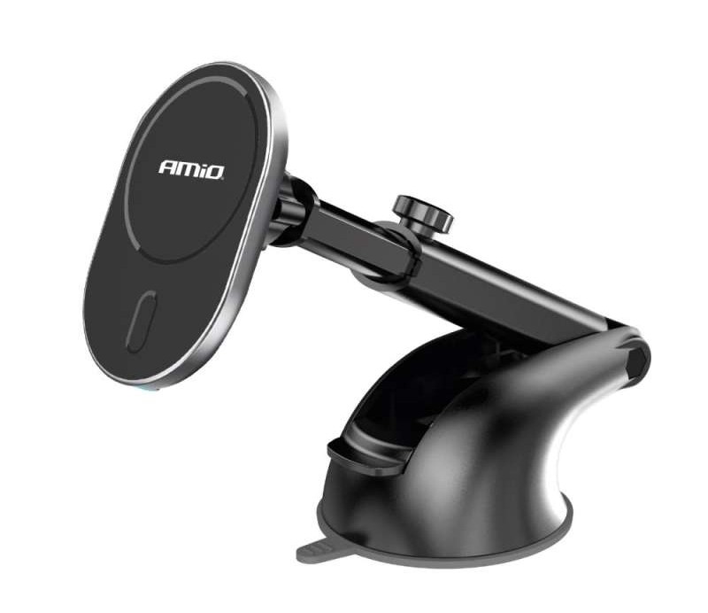 Car Phone Holder with Inductive Windshield Charger Cockpit My Mag 15w Amio 03771