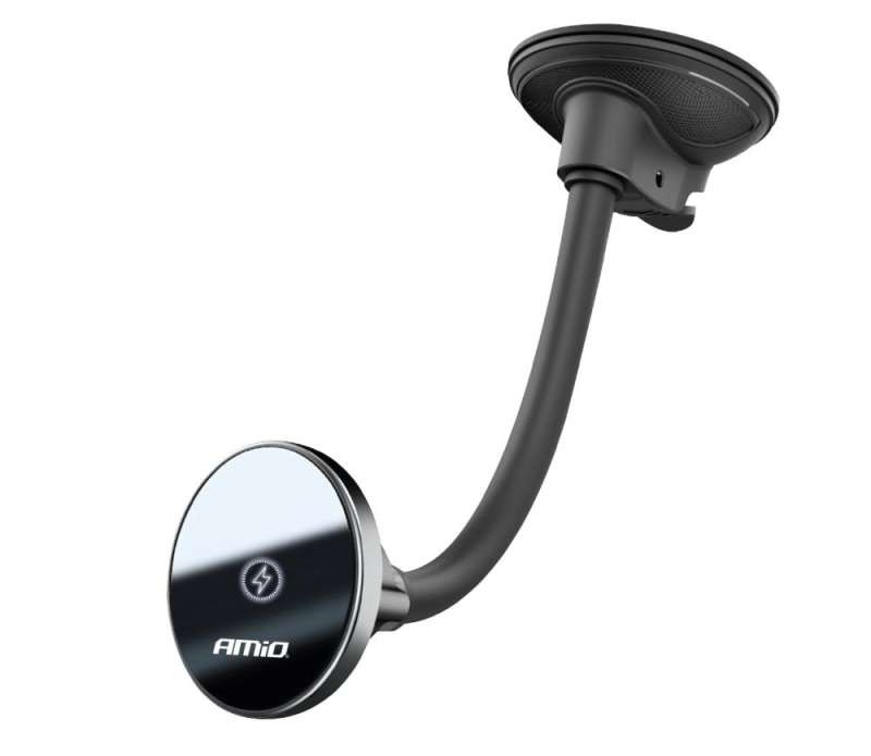 Car Phone Holder with Induction Windshield Charger Cockpit My Mag 15w Amio 03777
