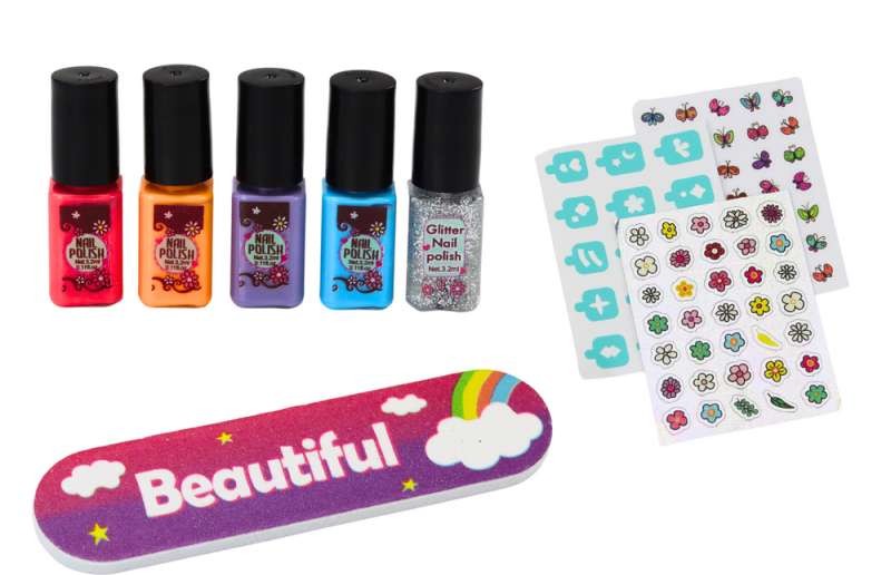 Nail Styling Kit Manicure Varnishes Stickers Dryer