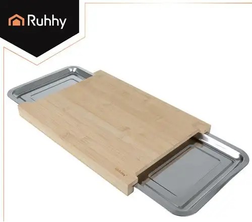 Bamboo board with containers Ruhhy 25707