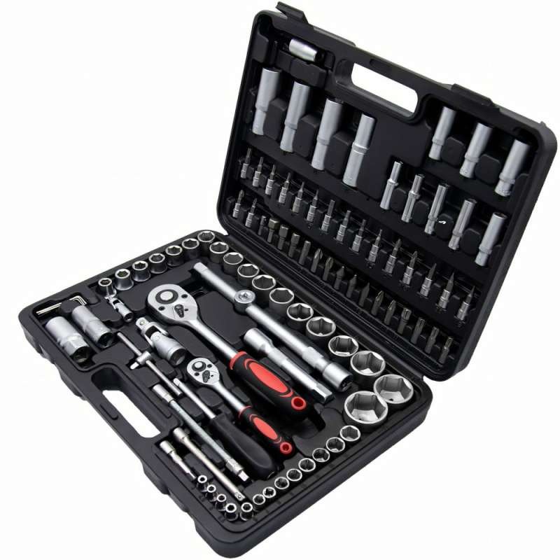Tool socket wrench set socket wrenches 108 el. Torx Case Bits