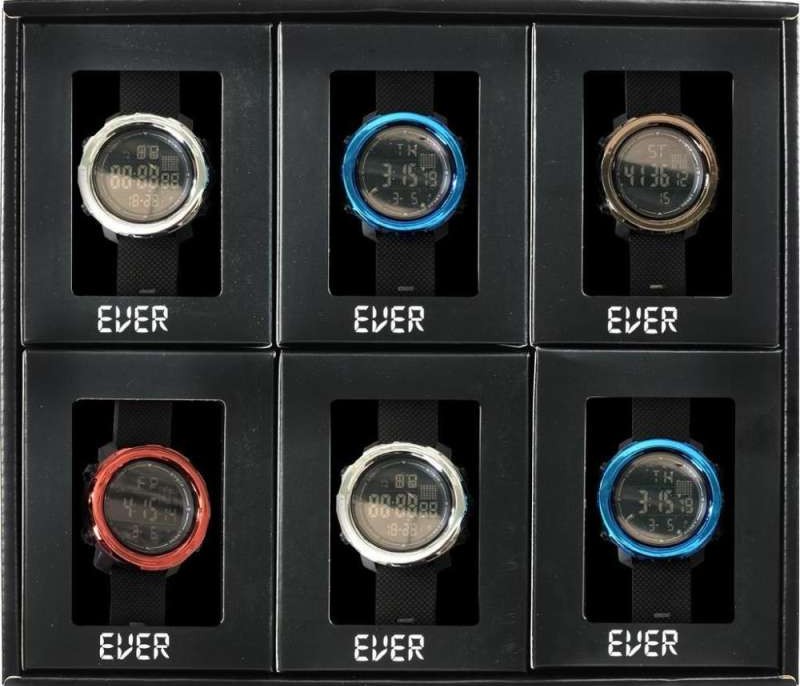Men's Digital Ever Wristwatch with Stopwatch in a Box