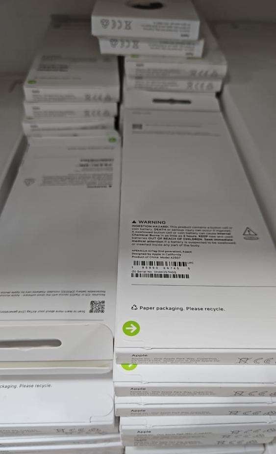 Apple AirTag 4 pack (2nd generation) - 2026 - White