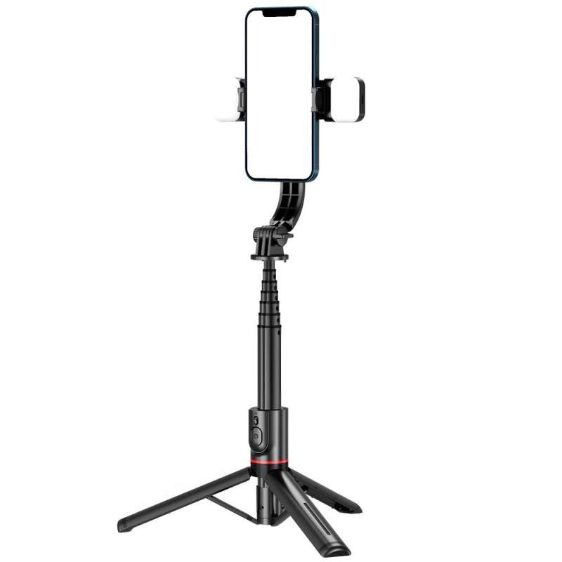 Selfie Stick Tripod Stick for Phone with Remote Control 2x LED Lamp bluetooth Tripod ER995
