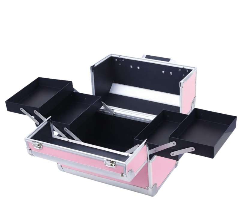 CA34C Cosmetic Case 35x25x31 Silver Pink