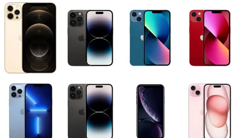 Set of 9 APPLE Refurbished A Smartphones