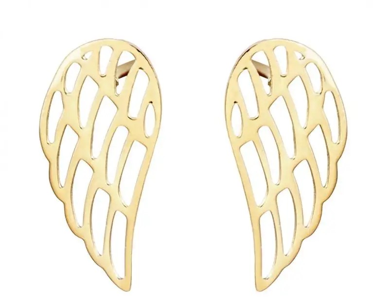 Gold-plated stainless steel earrings KST3176 Elegant and stylish earrings.