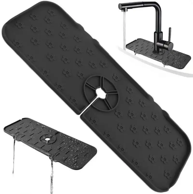 DA24A Silicone Sink Mat Black