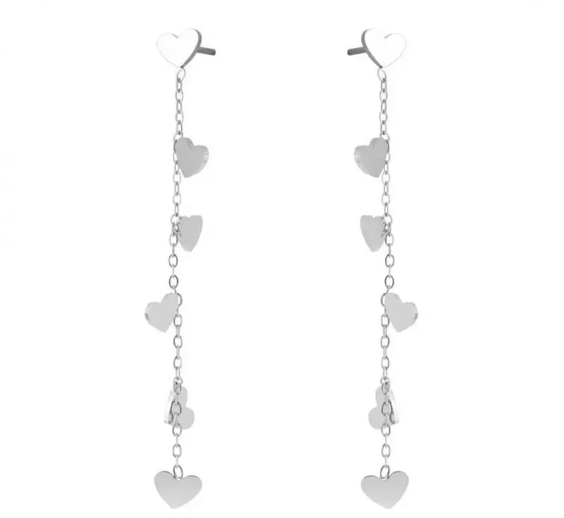 Gold-plated surgical steel earrings KST3089S