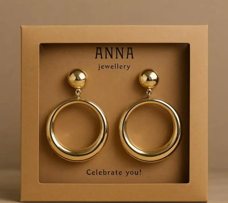 Jewellery - Gold Anna Jewellery earrings for women