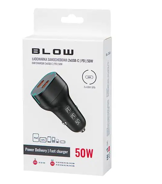 75 779# Car charger g 50b 2x usb c 50w