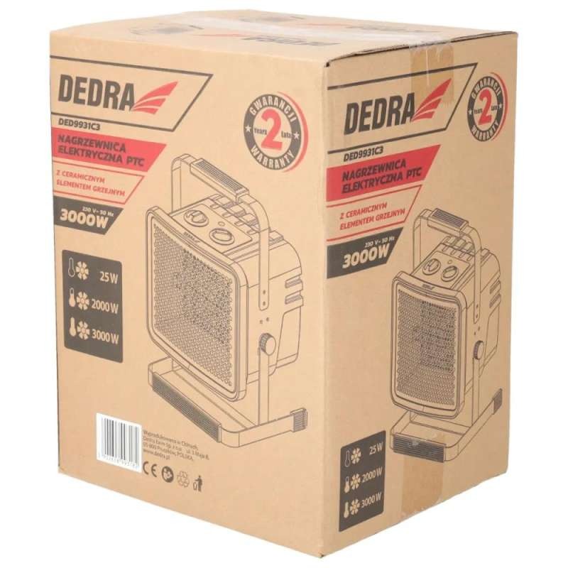 DEA DED9931C3 Electric Heater 3.0kw ptc