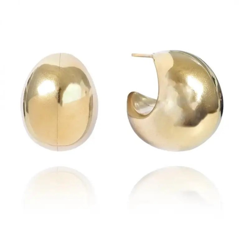 Gold-plated stainless steel earrings KST3171 Elegant and stylish earrings.