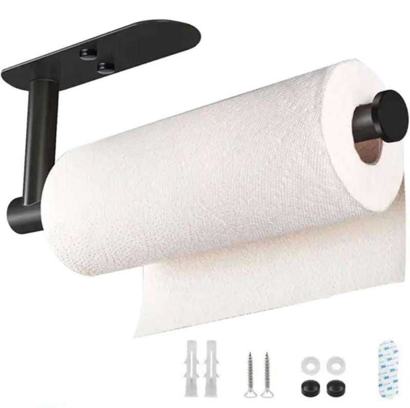 AG883 Paper Towel Rack Black
