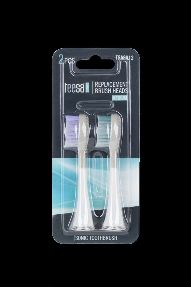 TEESA SONIC blister brush heads. medium