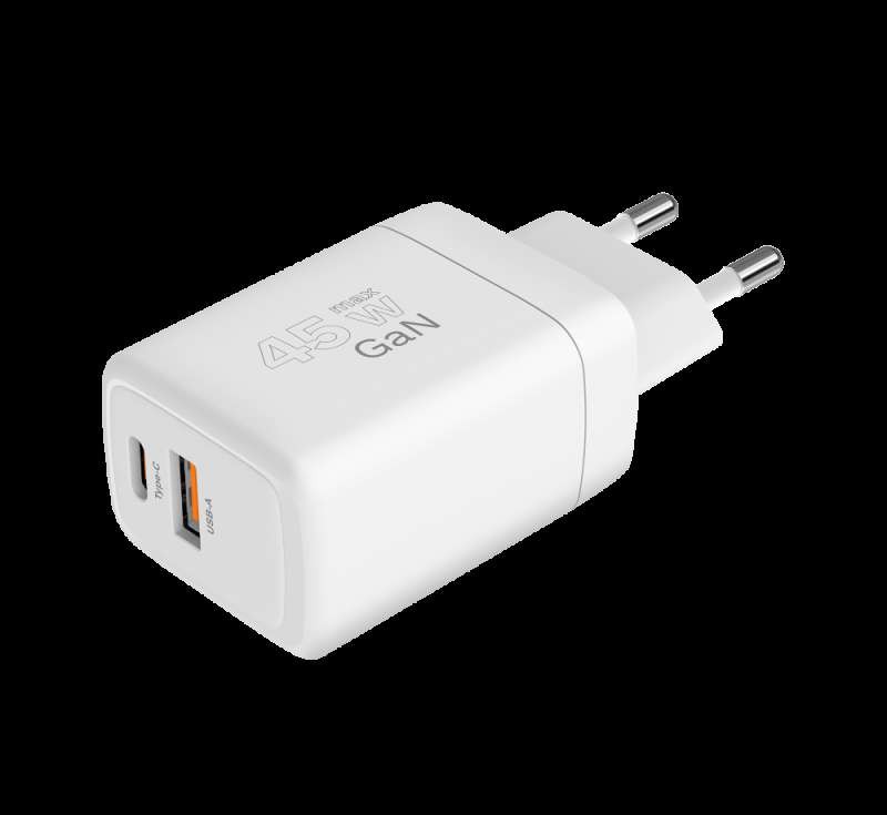 Kruger&amp;Matz 45 W GaN mains charger with Power Delivery and Quick Charge