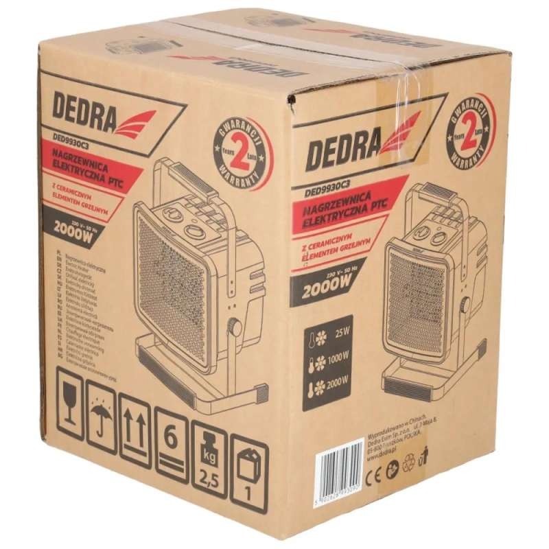 DEA DED9930C3 2.0kw ptc electric heater