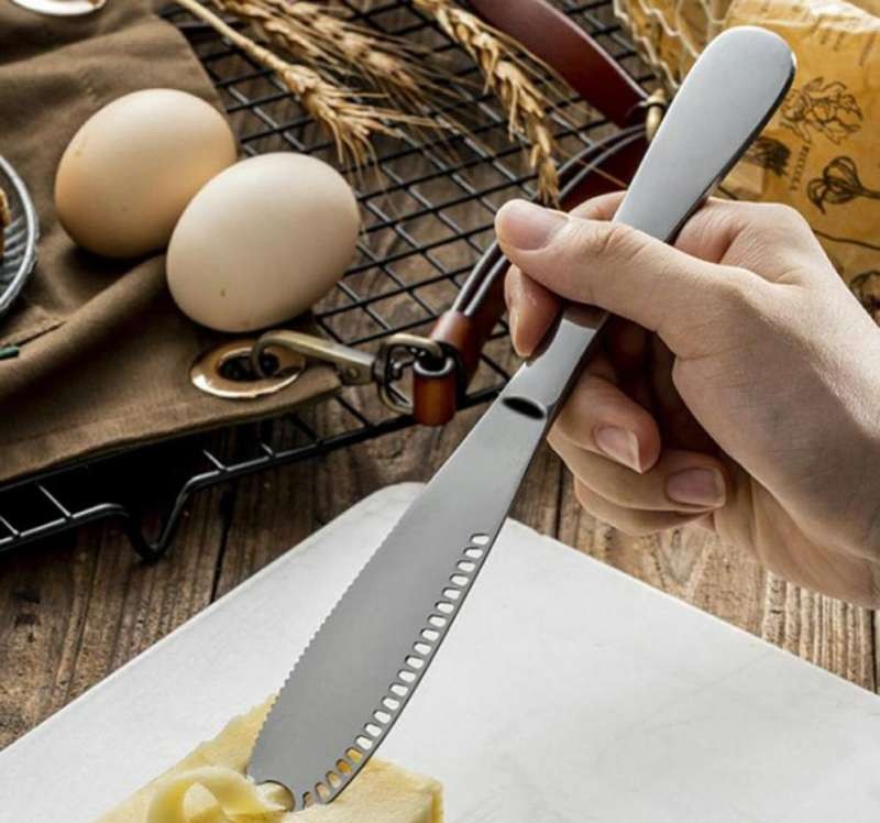 AG267C Butter Knife With Holes