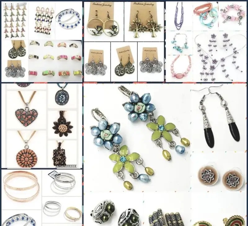 Wholesale lot of jewelry and accessories | Assorted pallet.