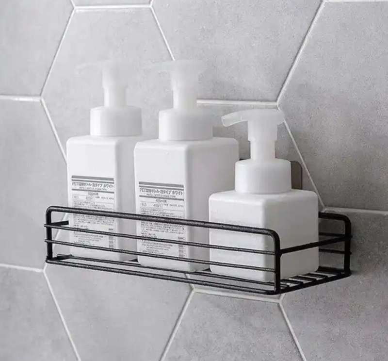 DA131 Self-adhesive kitchen shelf black