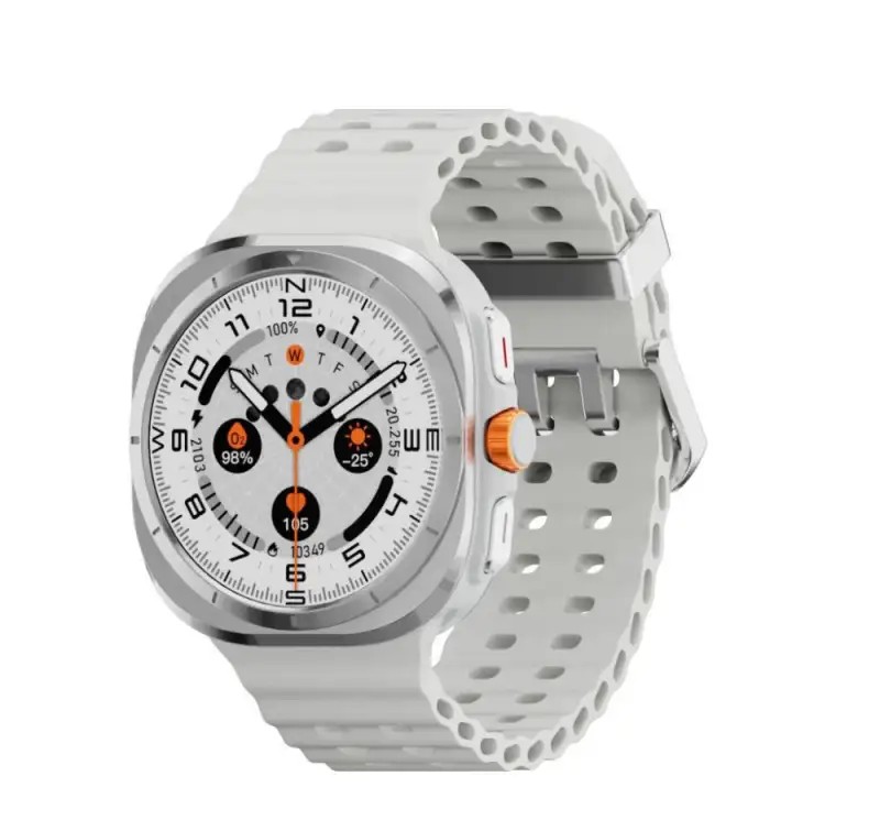 Viva S7 Ultra white smart watch.