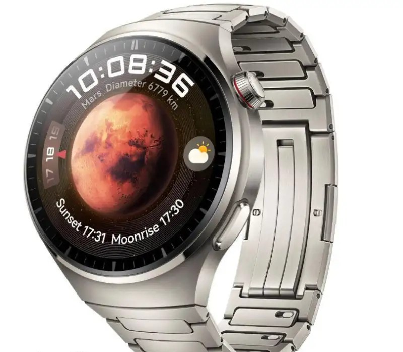 HiWatch smartwatch with a metal strap, featuring heart rate monitoring, weather updates, and blood oxygen level monitoring.