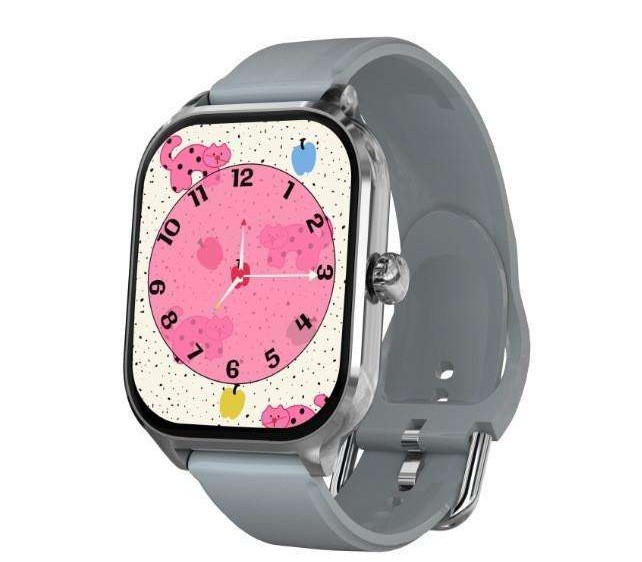 Laxasfit H9 Pro Max smart watch, gray color, with a Hungarian menu.