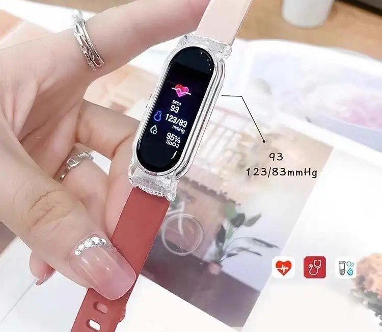 ApriFit Smart Bracelet - Peach Color. Style and Technology.