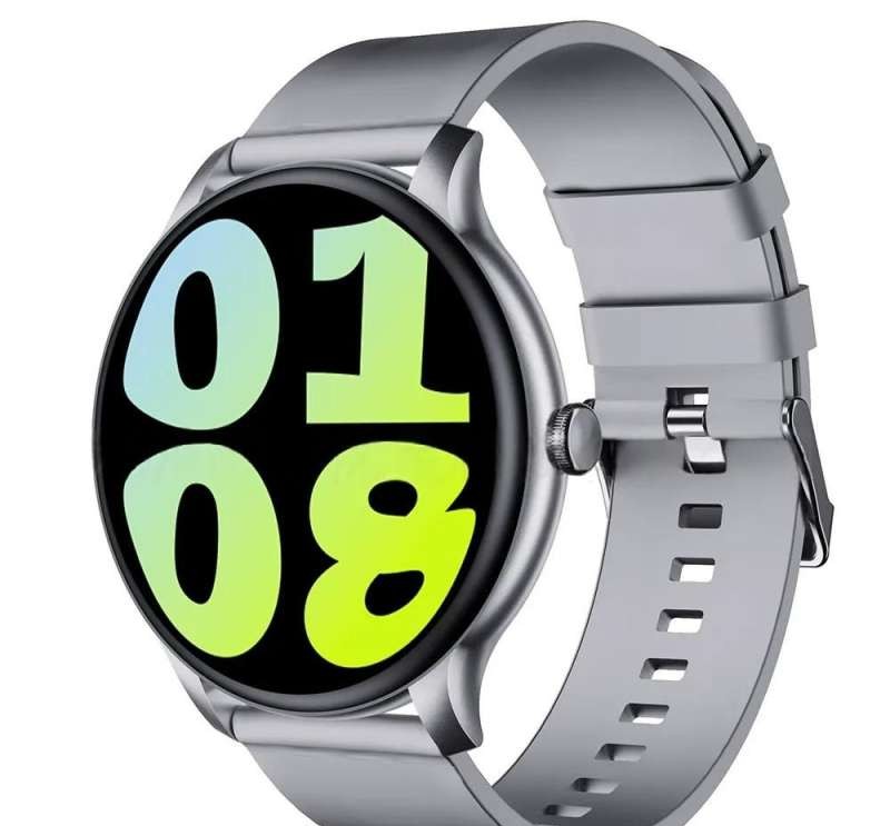 Laxasfit GT2 Smartwatch, silver.