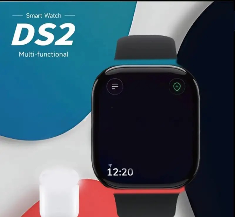 ZTfit DS2 Smartwatch with Earphones - Available with a black or orange strap.