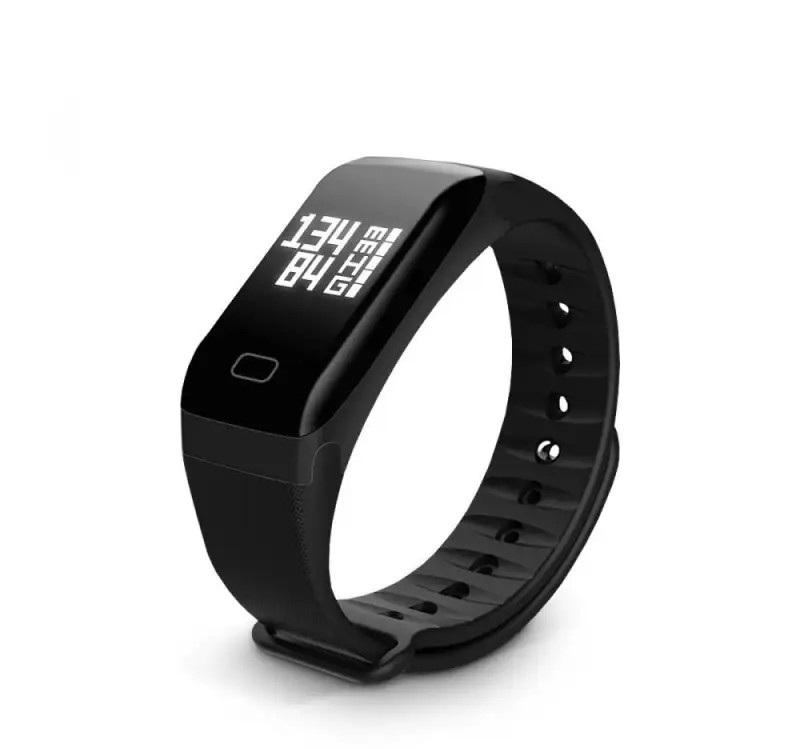 ID115 Smart Bracelet, Black.