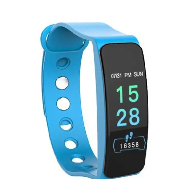 B1 Blue Smart Bracelet: Robust yet elegant design, health monitoring features, notifications, and sports mode.
