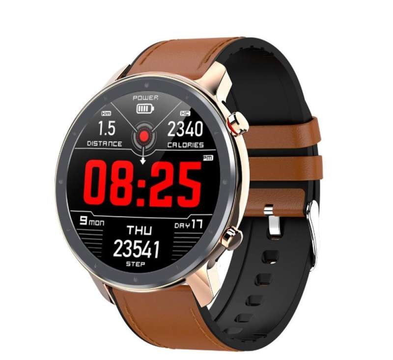 L11 SLIM Smartwatch, gold color.