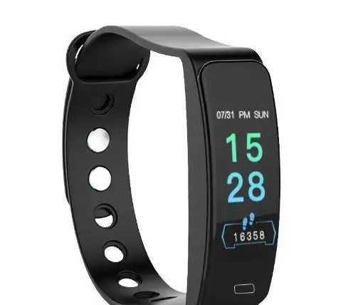 B1 Black Smart Bracelet: Robust yet elegant design, featuring health monitoring, notifications, and sports modes.