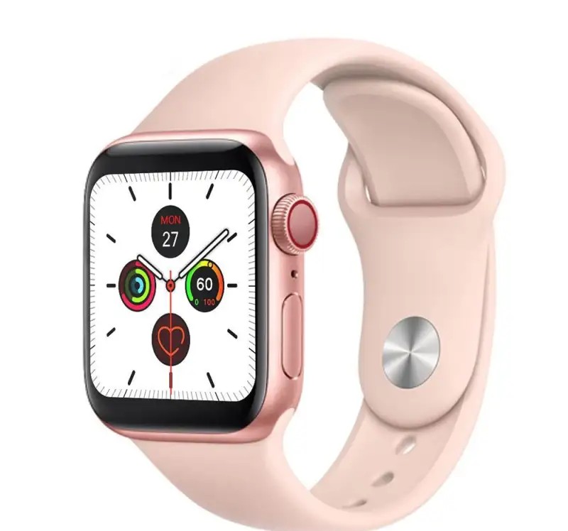 Oprit x7 smartwatch, pink rose gold.