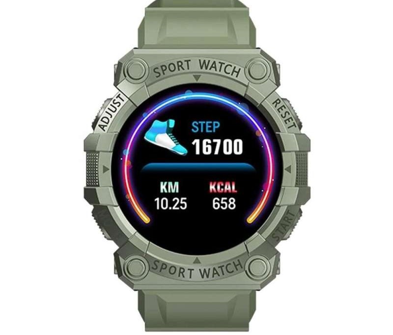 fd68s smartwatch, green.