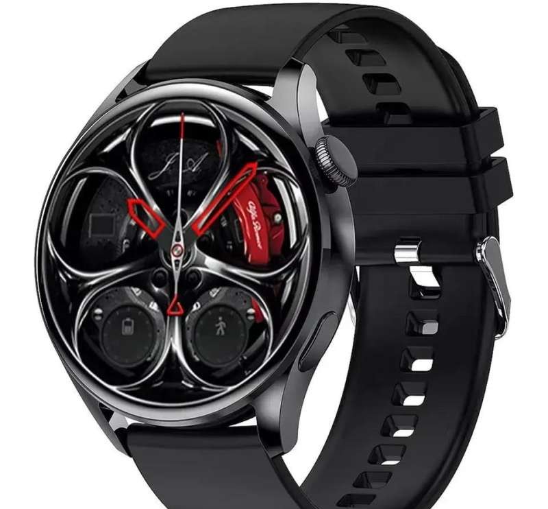 GT5 smartwatch, black.