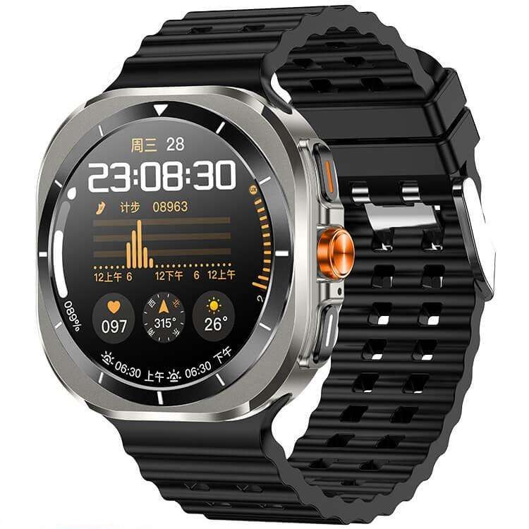 Z7 Ultra smartwatch, black.