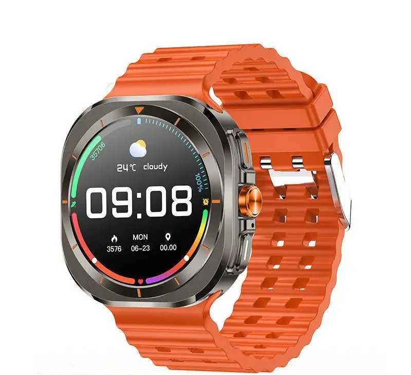 Z7 Ultra smartwatch, orange color.