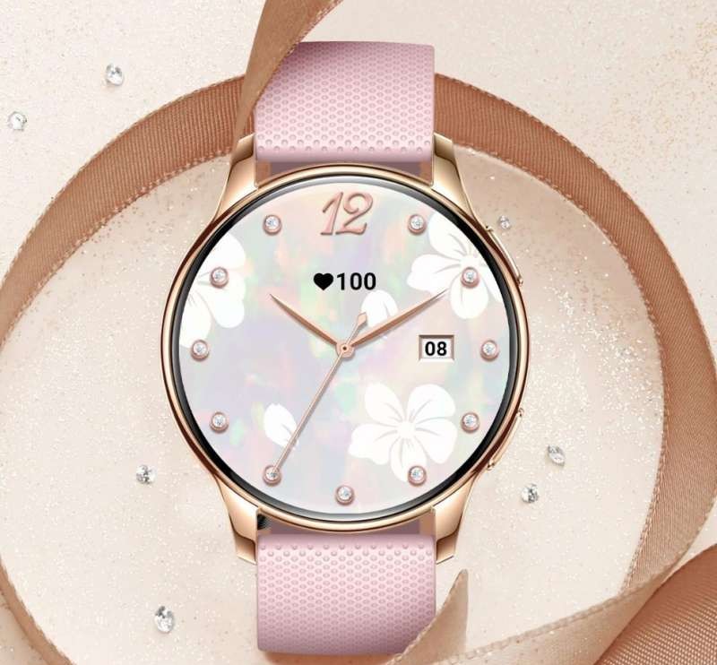 Y11 smart watch, pink color.