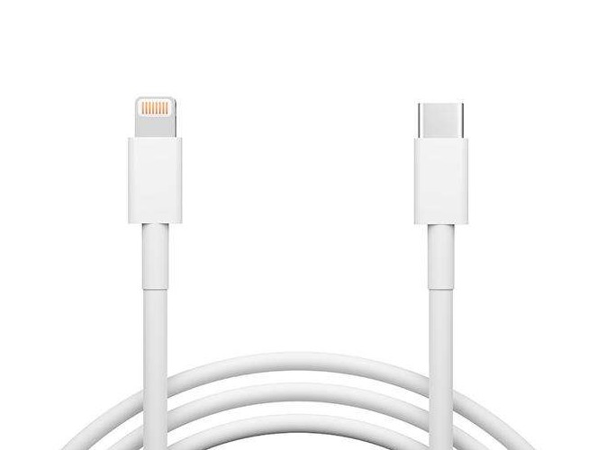 66 158# USB-C connector iPhone 1m white pouch