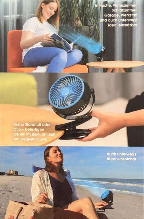 Housewares *NEW* Ventulator / Go-Fan Super practical Top Summer Product