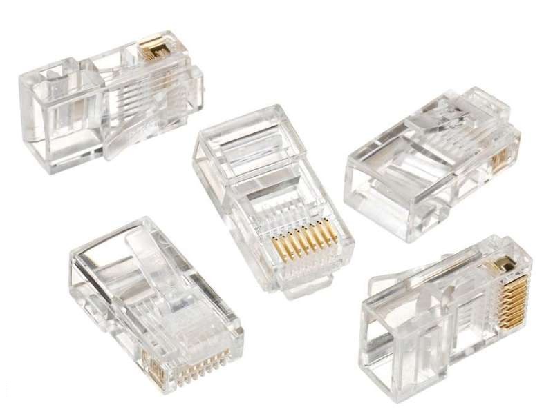 MCTV 663 RJ45 Plug 8P8C 5e Maclean Cable 100pcs