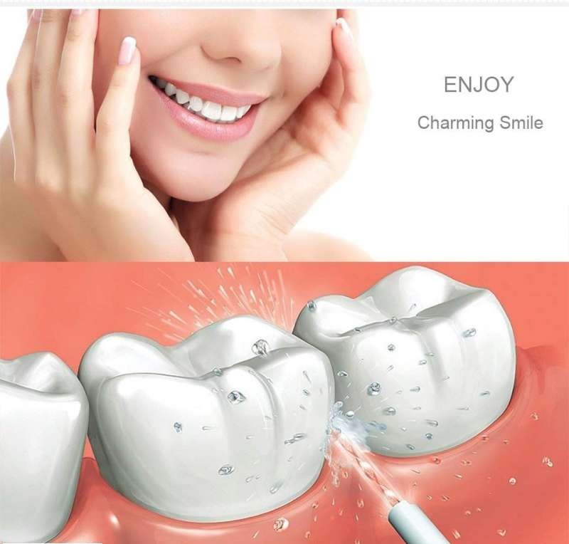 Promedix Wireless Water Flosser. dentist. dental to the teeth. spare tips. color white. PR 770 W
