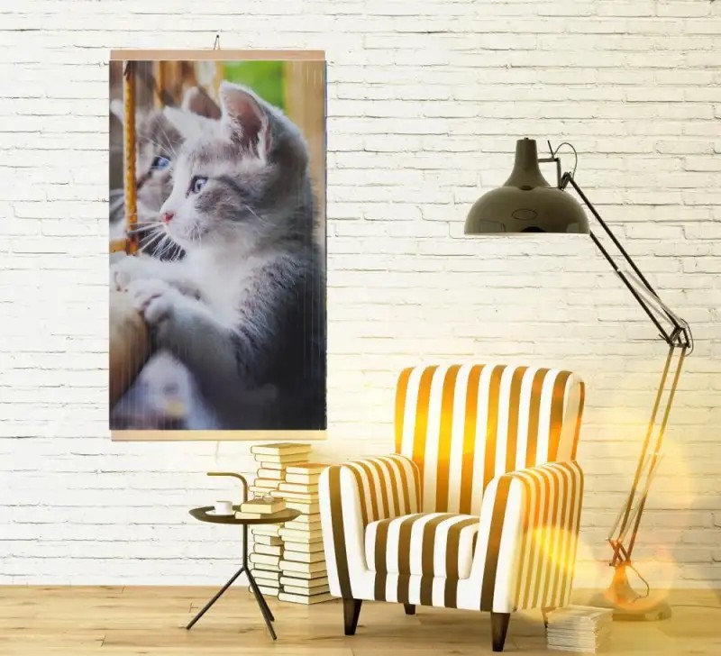 Infrared heater flexible heating panel 430W TRIO pattern 11 cat. dimensions 100x57cm with regulator