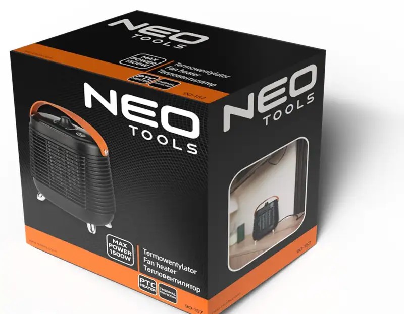 TOP 90 157 Fan heater 1500W