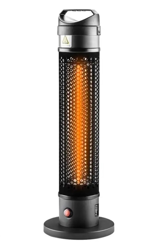 Radiant heater 1000W. IP44. Carbon Fiber Lamp Heating Element