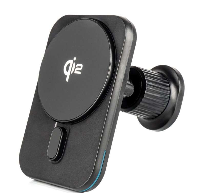 Car Phone Holder For Grille And Cockpit With Qi2 Fast Inductive Charger 15w amio 04179