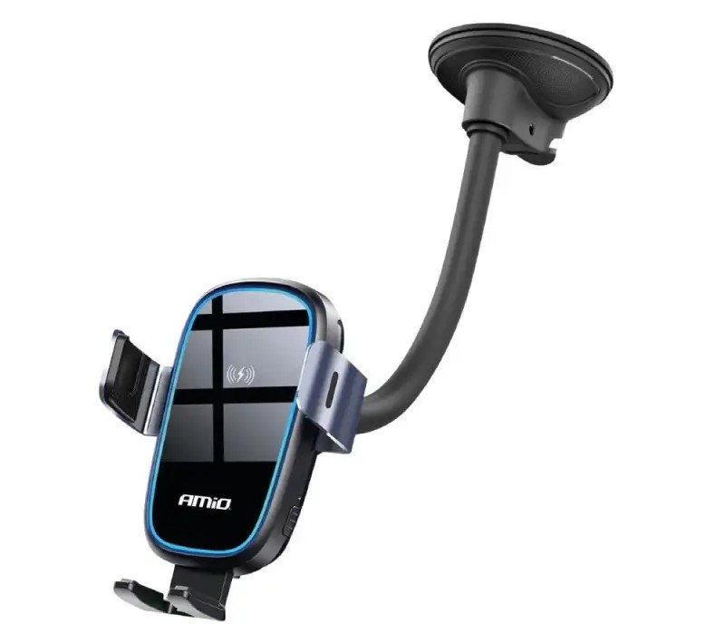 Car Holder for Phone Window Cockpit Board Induction Charger 15w amio 03780