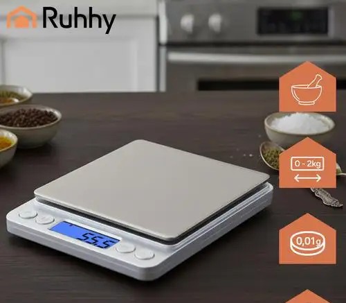 OSI 00026507 Kitchen Scale 2kg Ruhhy 26507